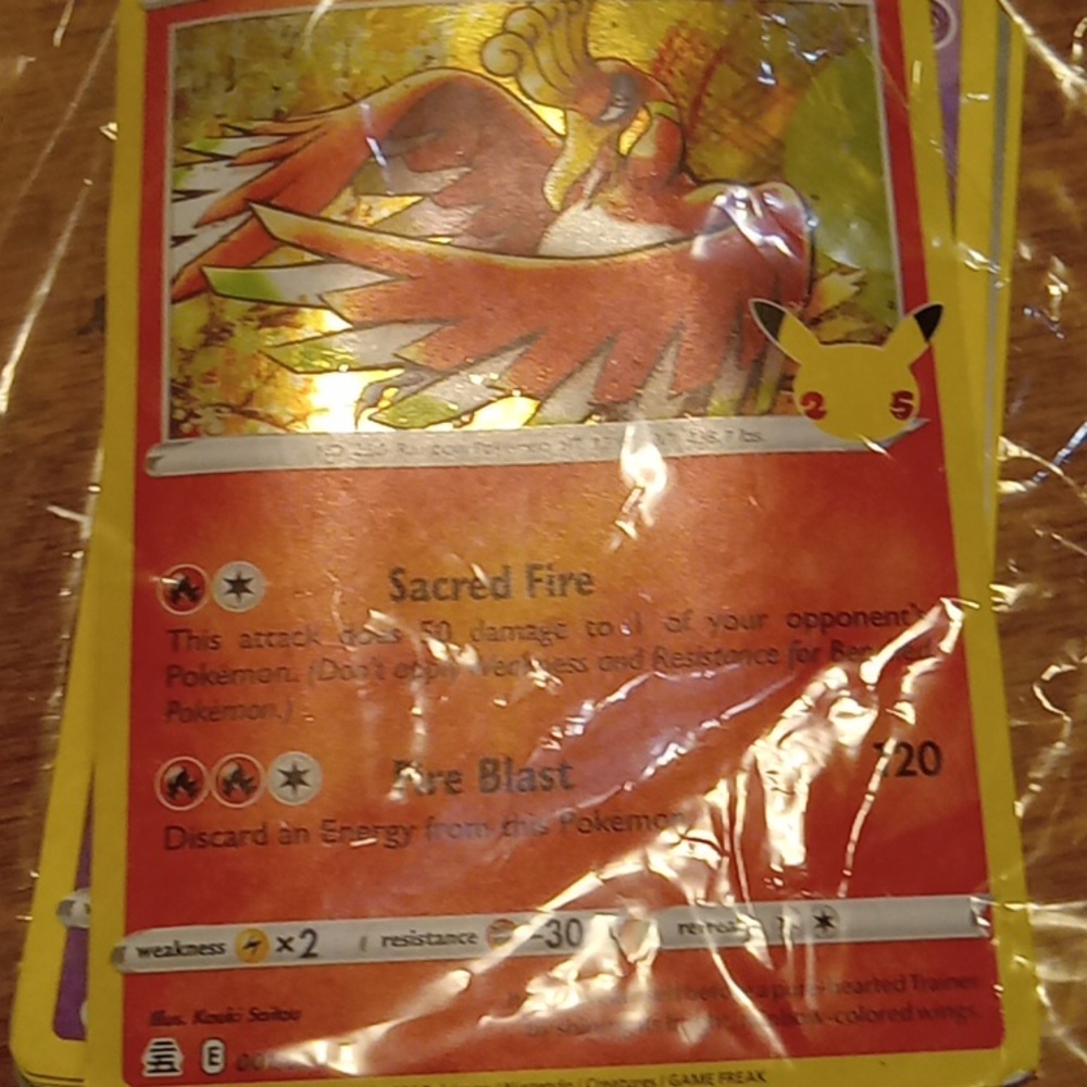 10 limited edition Pokémon cards